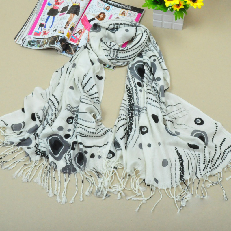 new design ldaies cotton scarf for spring
