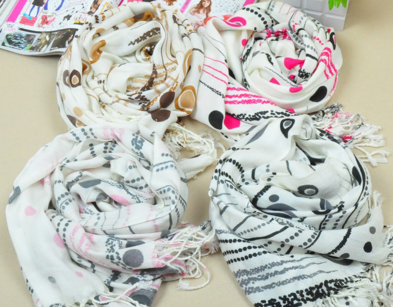 new design ldaies cotton scarf for spring