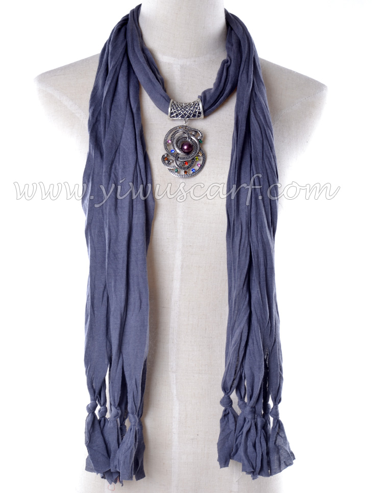 pendant jewelry scarf for ladies