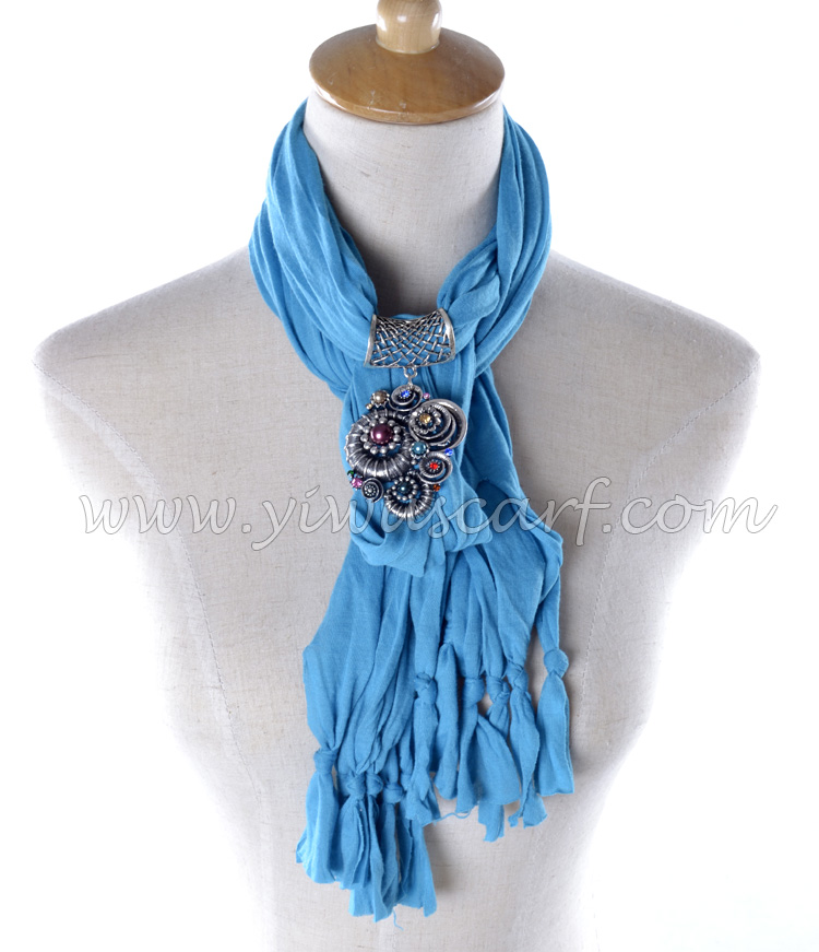 2013 fashion polyester pendant scarf