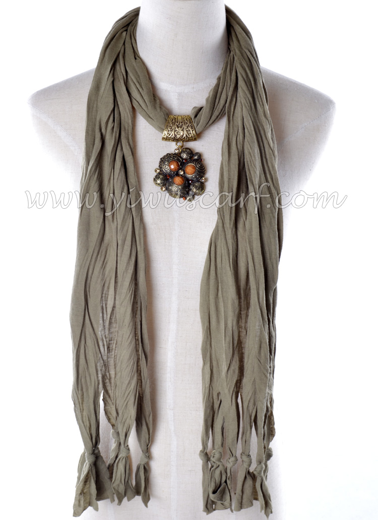 2013 New design alloy Pendant scarf jewellery