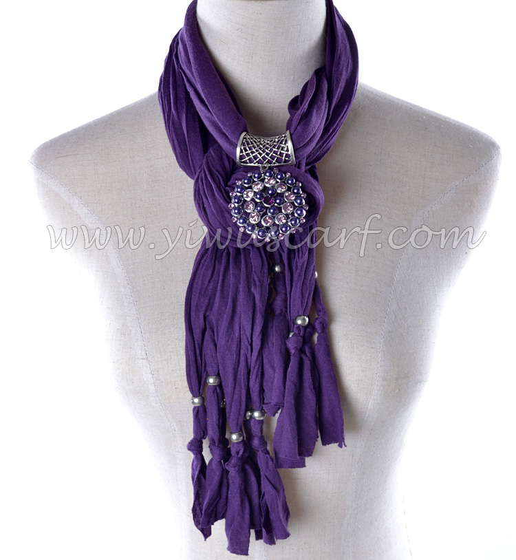 ladies pendant jewelry scarf