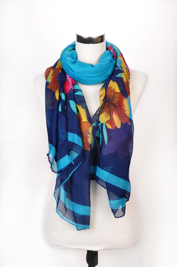 new style printed polyester scarf
