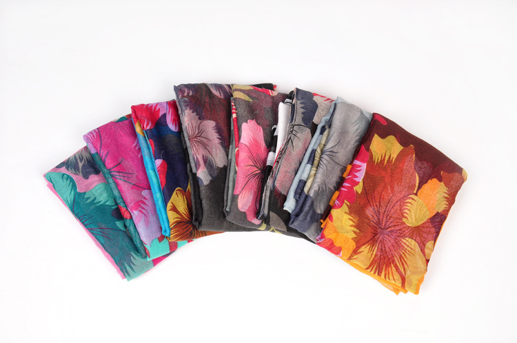 new style printed polyester scarf