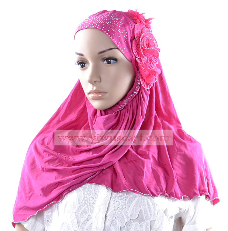 lastest muslim flower scarf muslim hijab