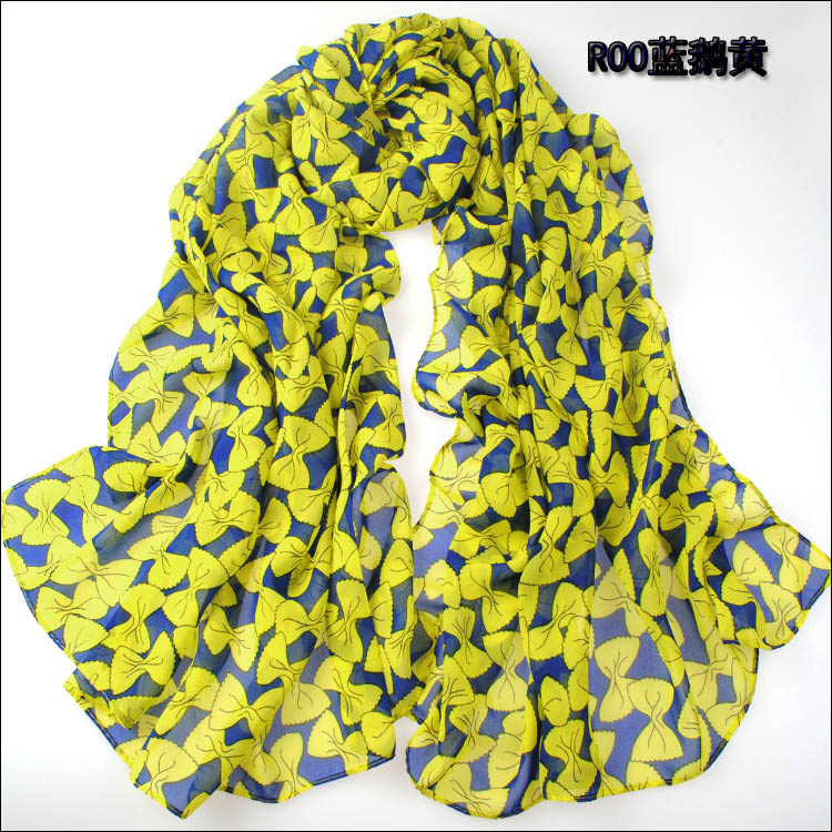 Chiffon Scarf in silk with new digital print design