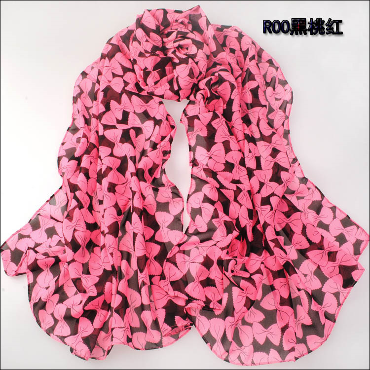 Chiffon Scarf in silk with new digital print design