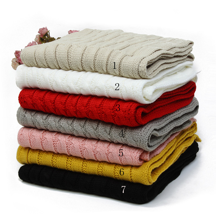 autumn winter lady new sold color wool scarf