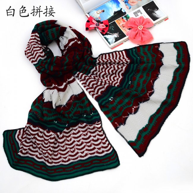 Latest winter scarf designs knitting wool scarf