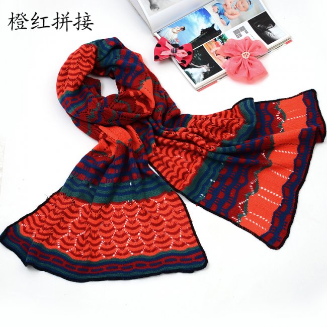 Latest winter scarf designs knitting wool scarf
