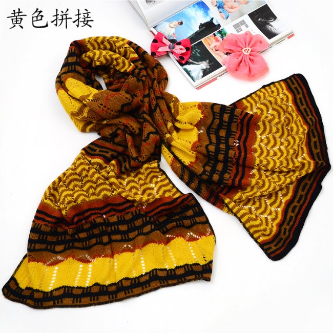 Latest winter scarf designs knitting wool scarf