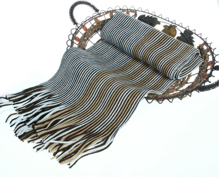 Striped scarves for men