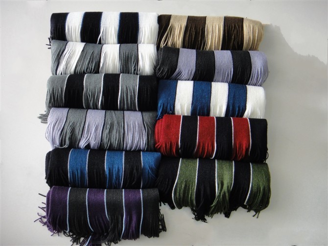 Warm wool scarf