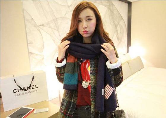 American flag scarf