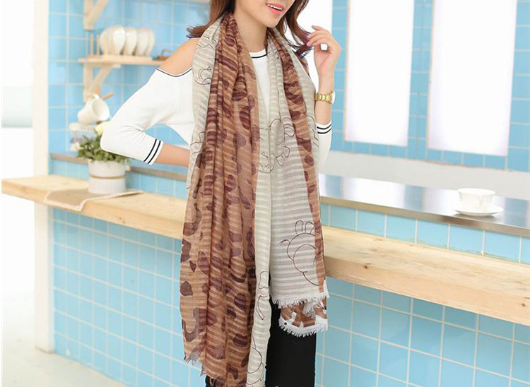 Camouflage women scarf 