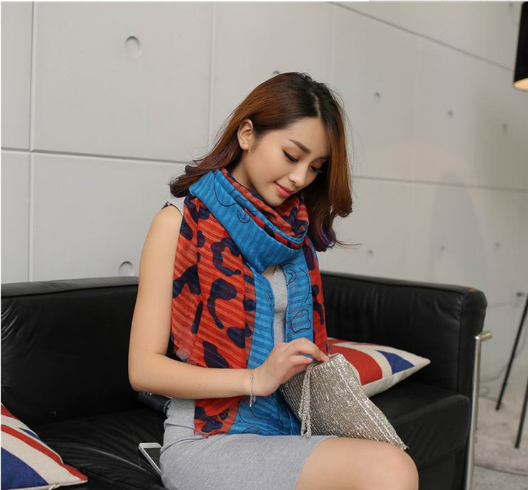 Camouflage women scarf 