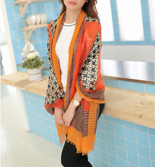 Girls fashionable scarves