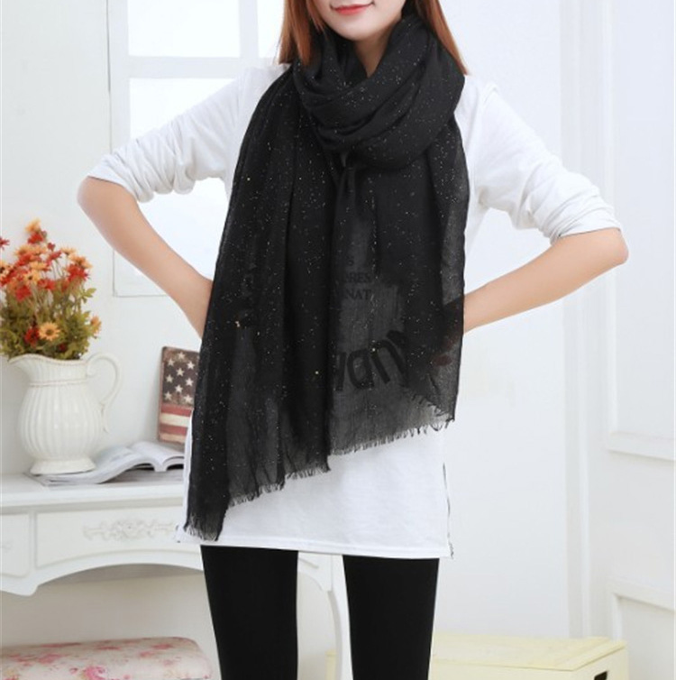 Solid color silk scarves