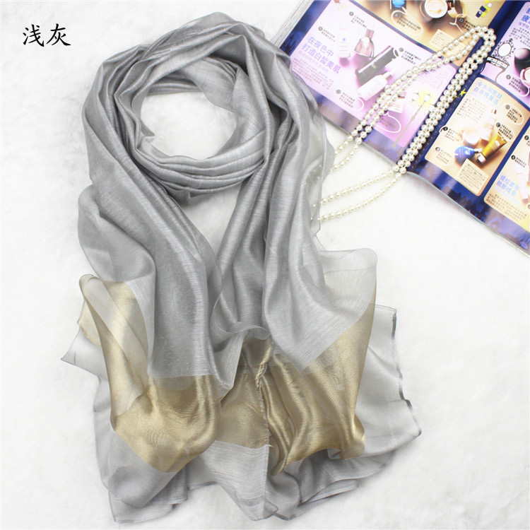 Pure silk scarf wholesale 