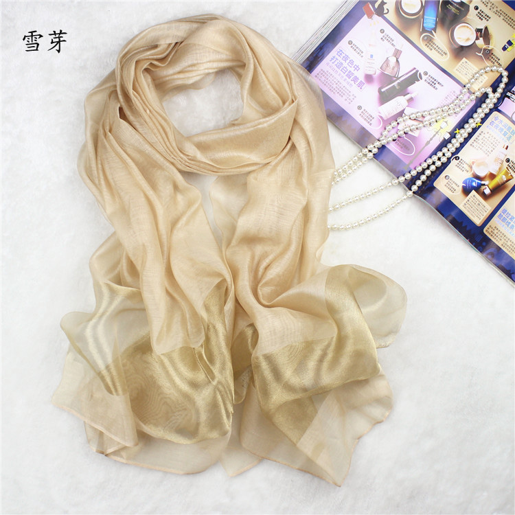 Pure silk scarf wholesale 