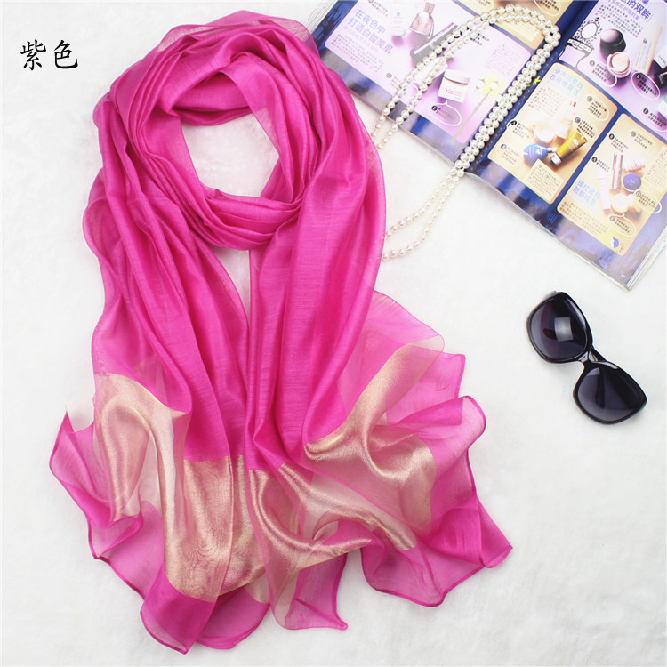 Pure silk scarf wholesale 