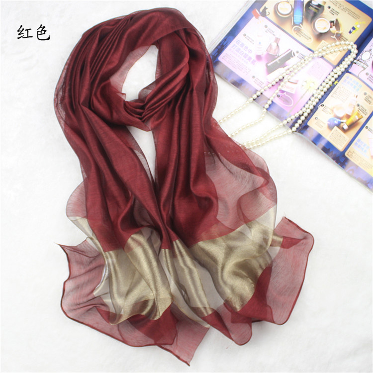 Pure silk scarf wholesale 