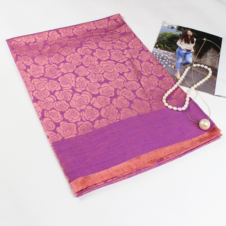 Women cashmere silk scarf