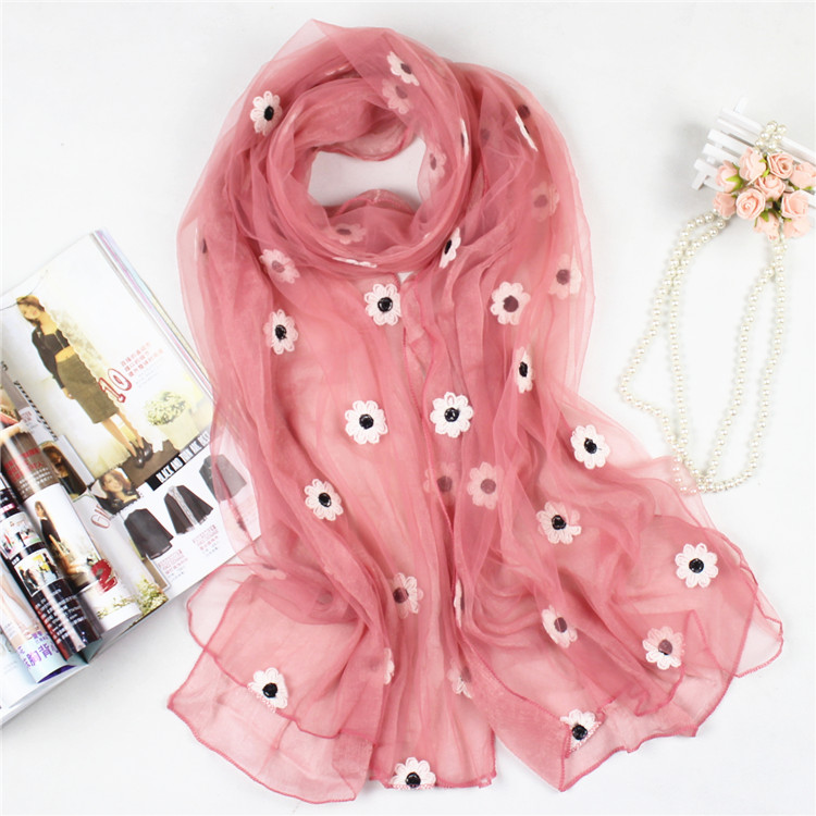 Floral scarves for women