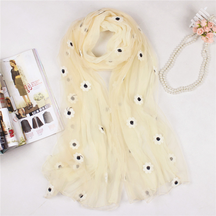 Floral scarves for women