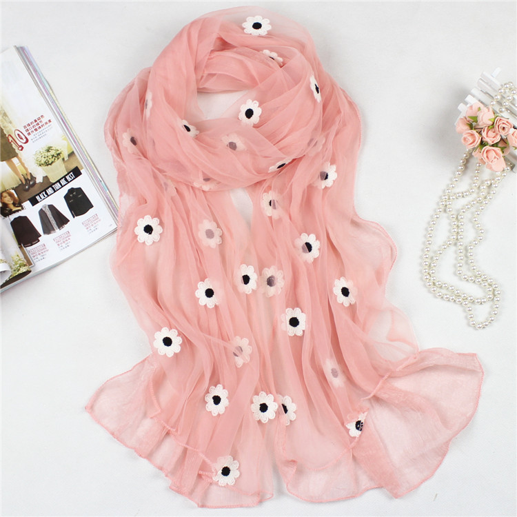 Floral scarves for women