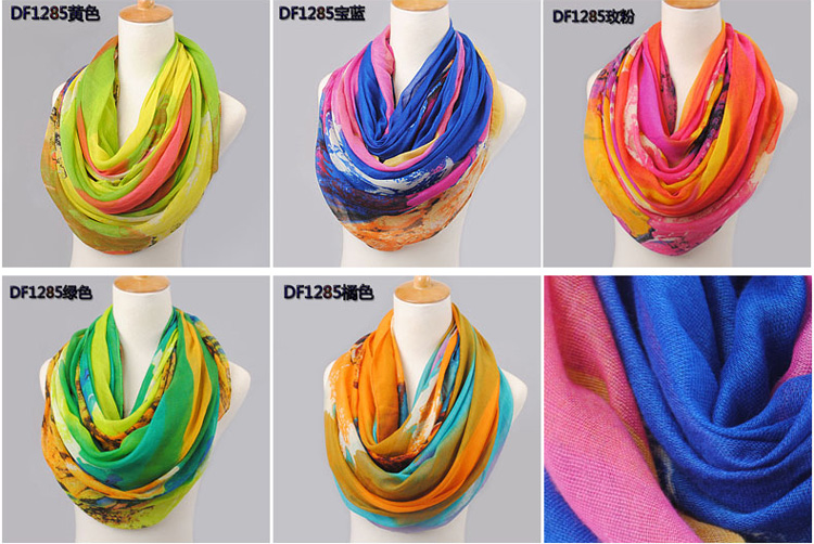 Plain silk scarf wholesale 