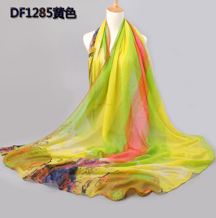 Plain silk scarf wholesale 