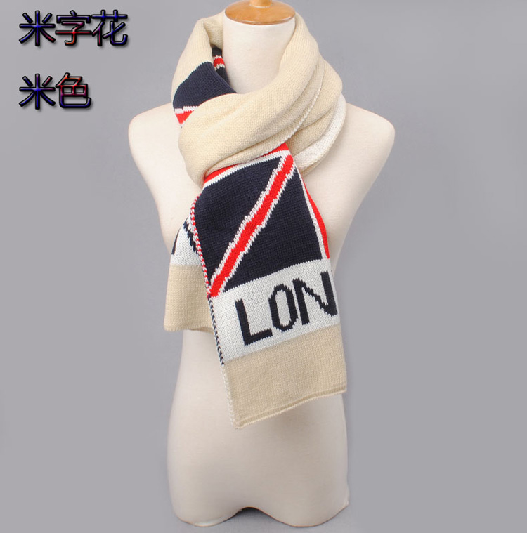 Wholesale british flag wool scarves