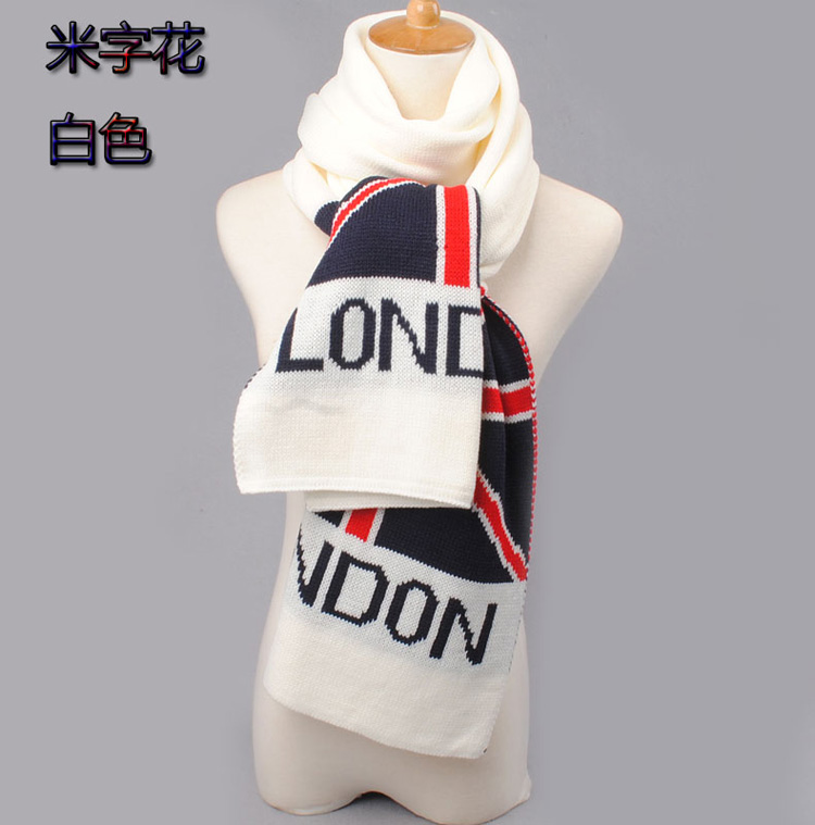 Wholesale british flag wool scarves