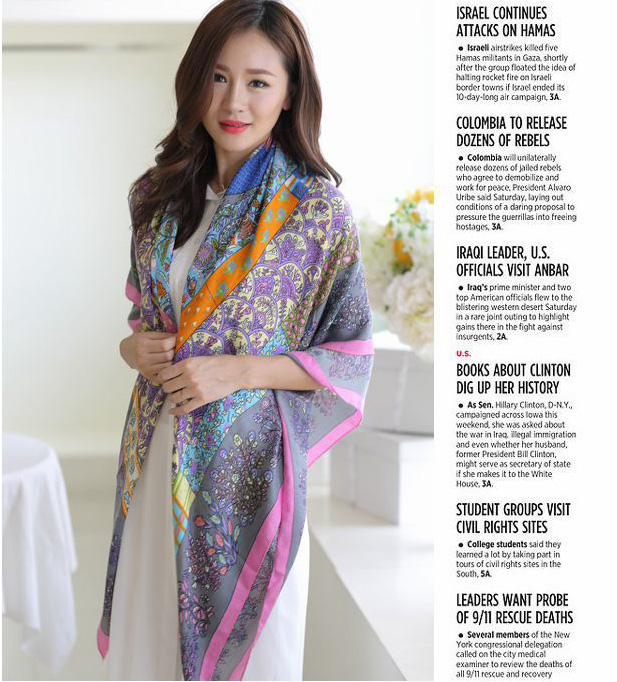 Wholesale cotton scarf fabric