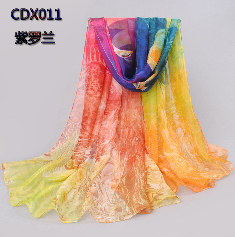 New chiffon silk scarf