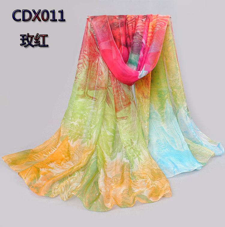 New chiffon silk scarf