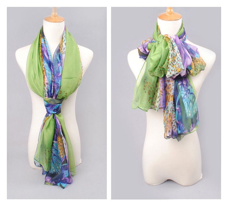Chiffon scarves for women