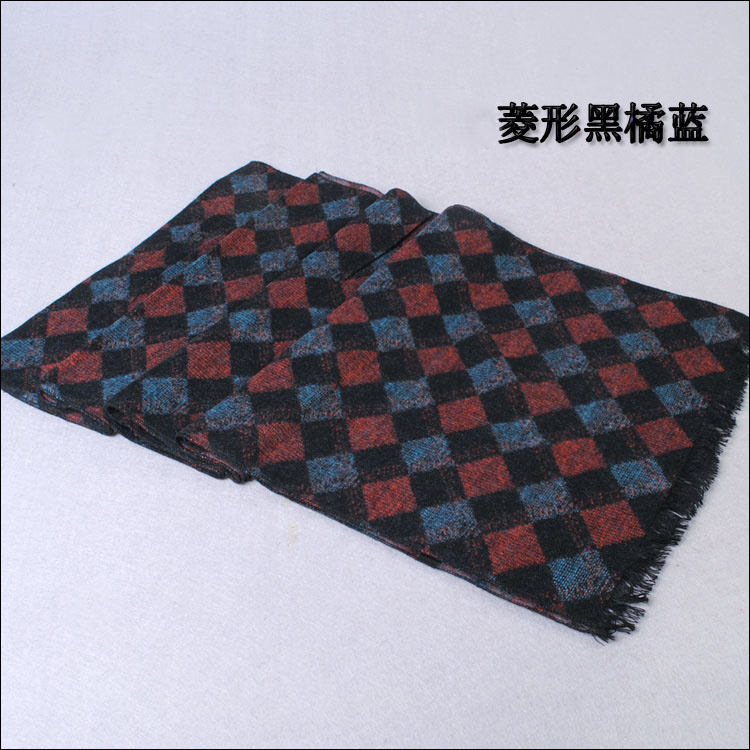 Knit long scarf for men