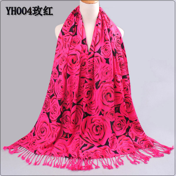 Cotton red scarves wholesale