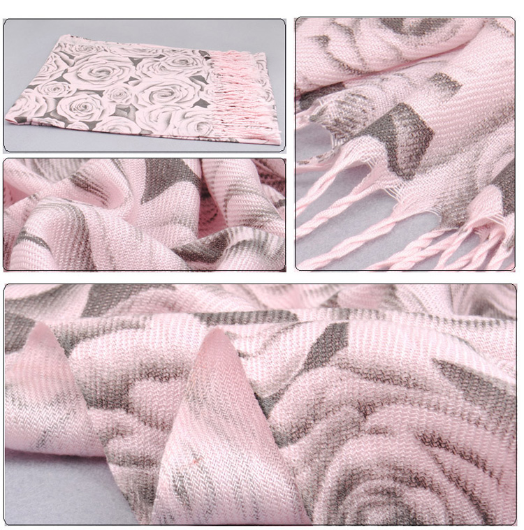 Cotton red scarves wholesale