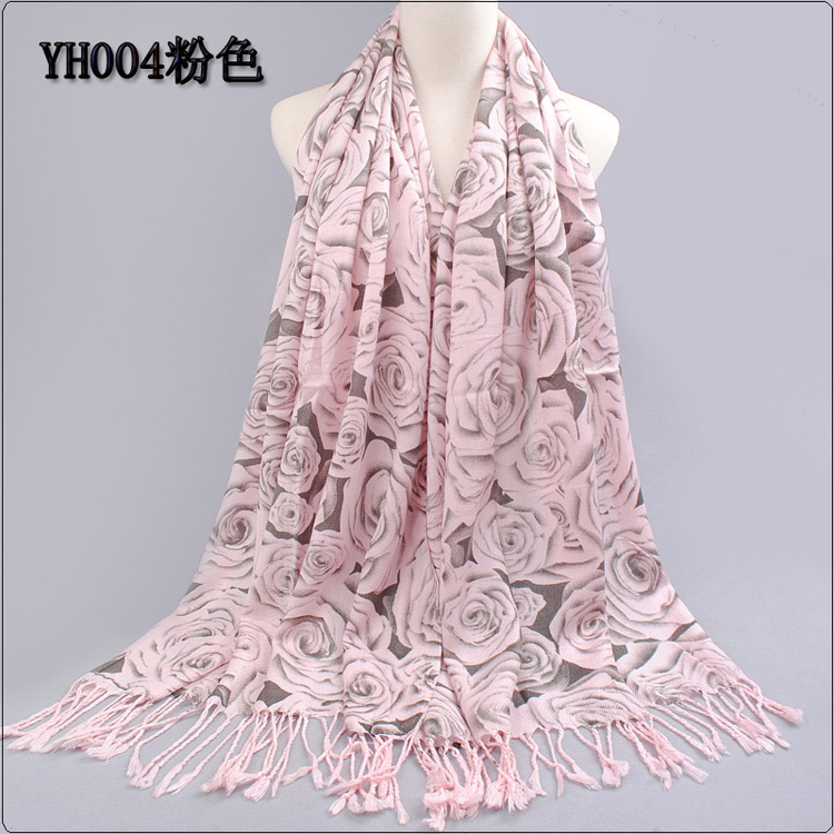 Cotton red scarves wholesale