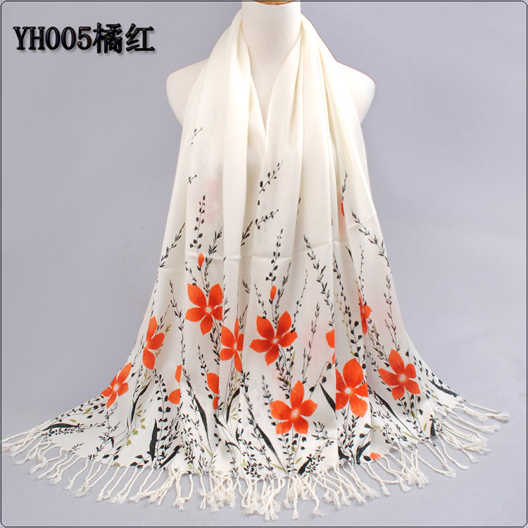 Women hijab cotton scarves