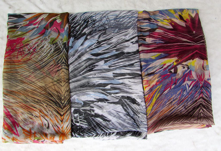 Graffiti floral scarves wholesale
