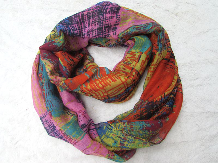 Multi colored scarves wholesale