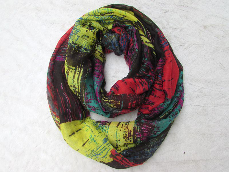 Multi colored scarves wholesale