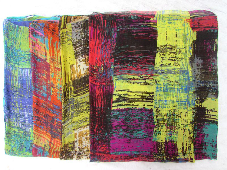 Multi colored scarves wholesale