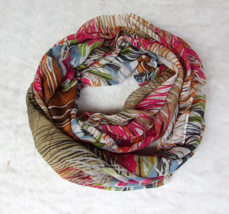 Graffiti floral scarves wholesale