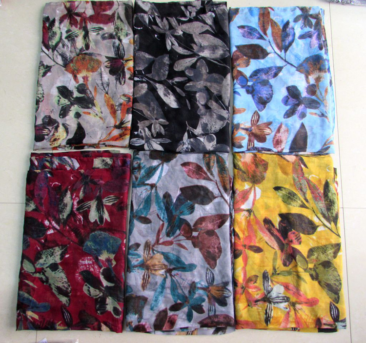 Embroidered scarves wholesale