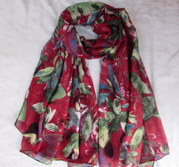 Embroidered scarves wholesale